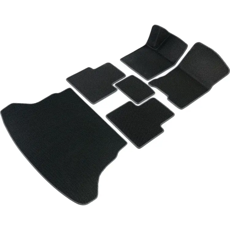 Коврики в салон и багажник для Land Rover Discovery III 2004-2009 (Ленд Ровер Дискавери 3 4) Vicecar SBDL25014R-темносерый