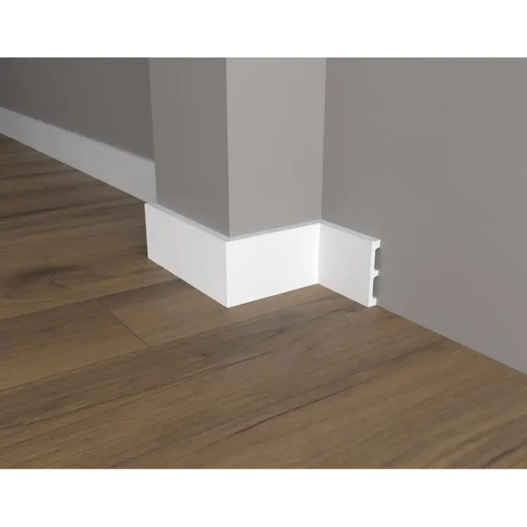 Ударопрочный влагостойкий напольный плинтус под покраску Decor-Dizayn DD708 Ударопрочный влагостойкий напольный плинтус под покраску Decor-Dizayn DD708
