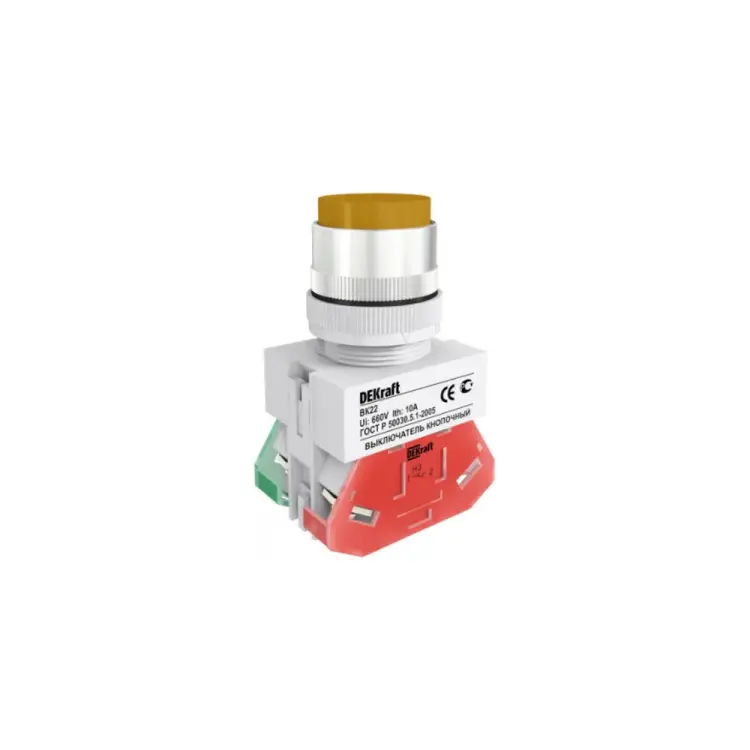 Кнопочный выключатель DEKraft ВК22 25138DEK