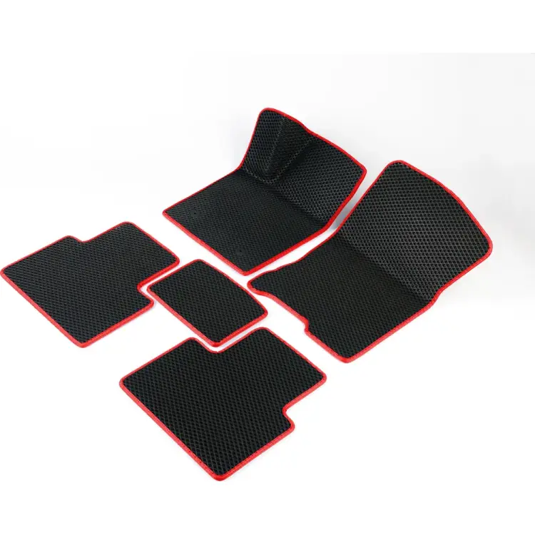 Автомобильные коврики для Peugeot 308 I 2008-2014 (Пежо) Vicecar DL34007-красный