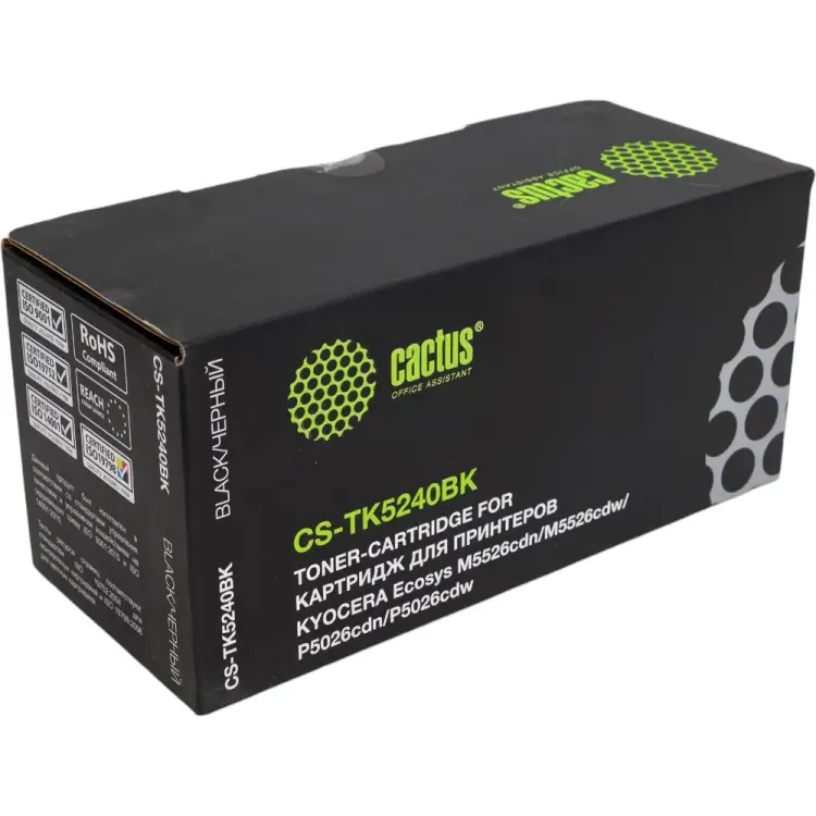 Лазерный картридж для kyocera ecosys m5526cdn/m5526cd Cactus tk-5240bk 1011586 Лазерный картридж для kyocera ecosys m5526cdn/m5526cd Cactus tk-5240bk 1011586