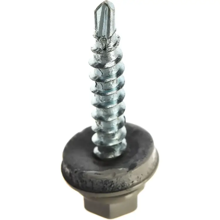 Кровельный саморез крепежная техника 4,8/29 RAL7004 серый (250 шт.) 420358