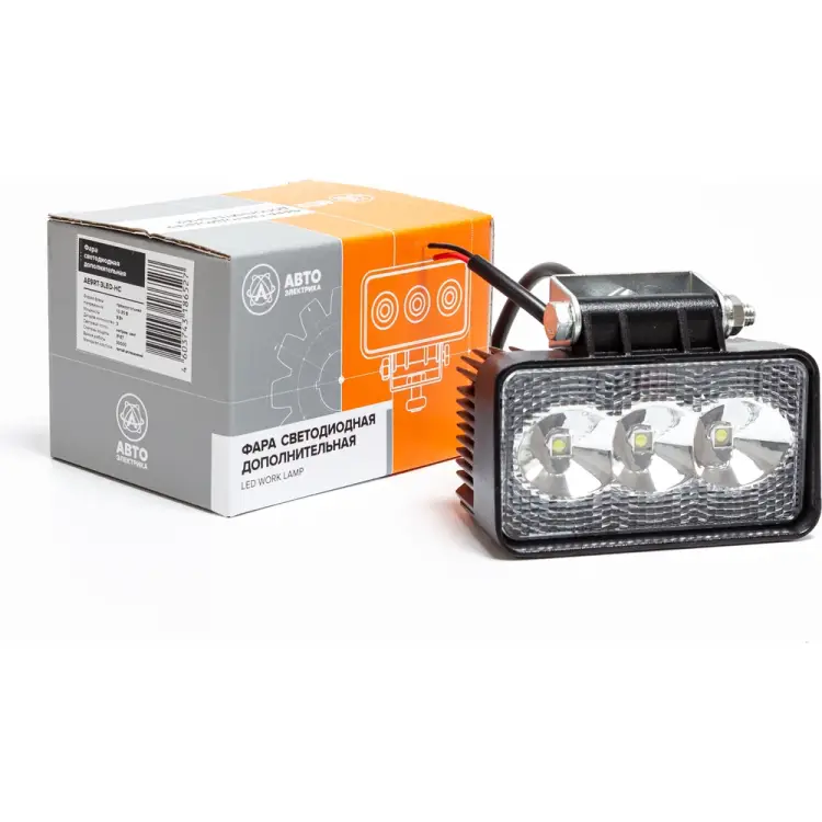 Прямоугольная фара рабочего света АВТОЭЛЕКТРИКА 09.2025