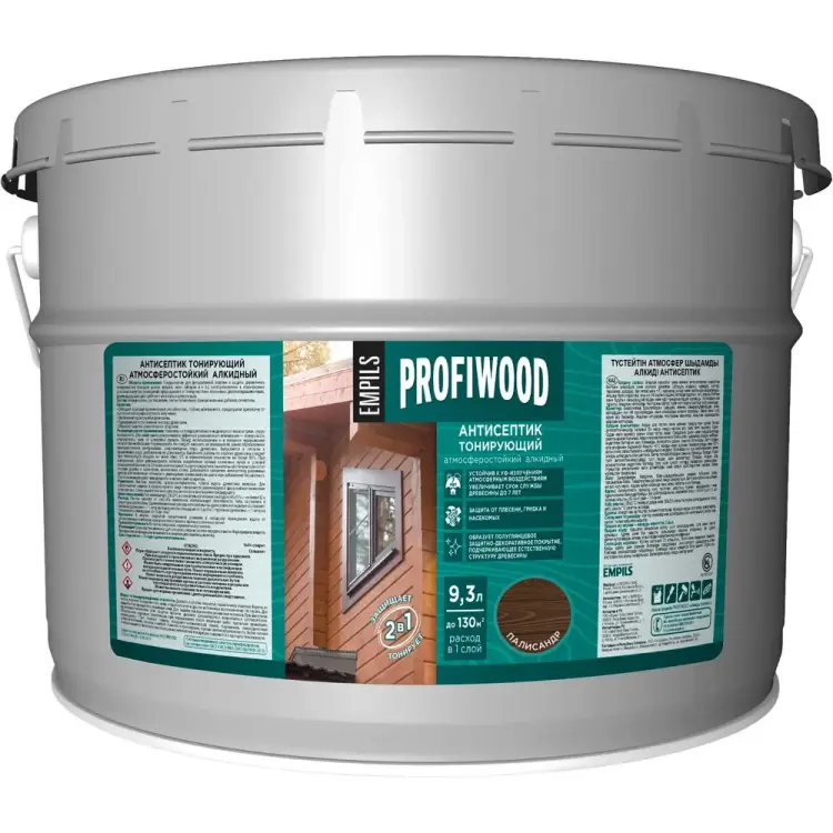 Тонирующий атмосферостойкий алкидный антисептик Profiwood 3905