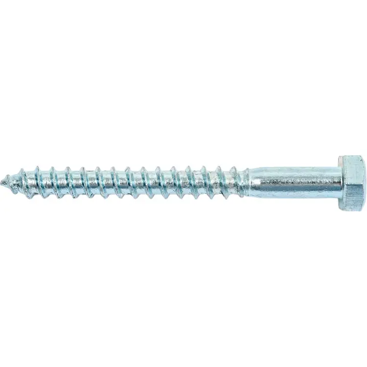 Шестигранный оцинкованный шуруп STARFIX 6x60 мм, DIN571, 100 шт. SMC2-59731-100