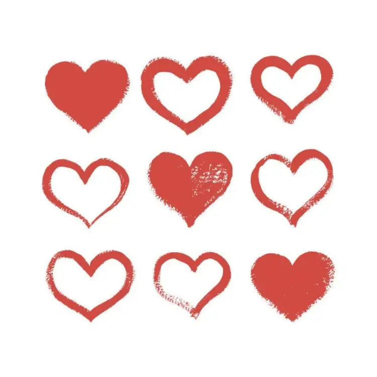 Тканевая шторка для ванны Melodia della vita Сердечки MZ-143 21030