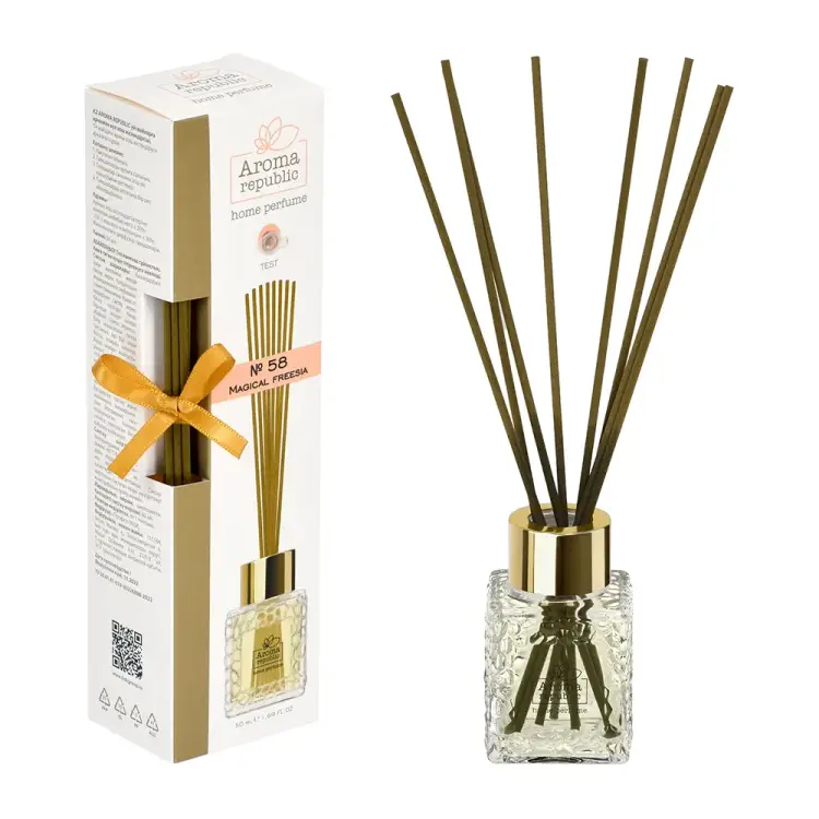 Ароматический диффузор Aroma republic №58 Magical freesia в стеклянном флаконе
