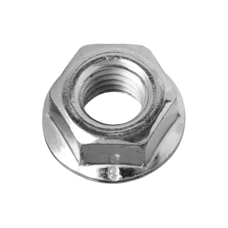 Самостопорящаяся оцинкованная гайка Стройметиз М8 DIN6923 100 шт. 3110024