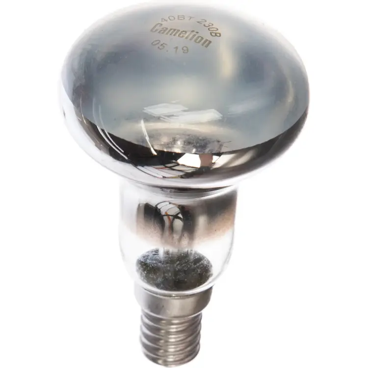 Зеркальная матовая лампа накаливания Camelion MIC 40/R50/FR/E14 12658 Зеркальная матовая лампа накаливания Camelion MIC 40/R50/FR/E14 12658