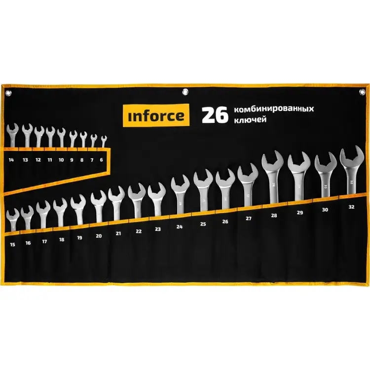 Комплект комбинированных ключей Inforce 06-05-32 Комплект комбинированных ключей Inforce 06-05-32