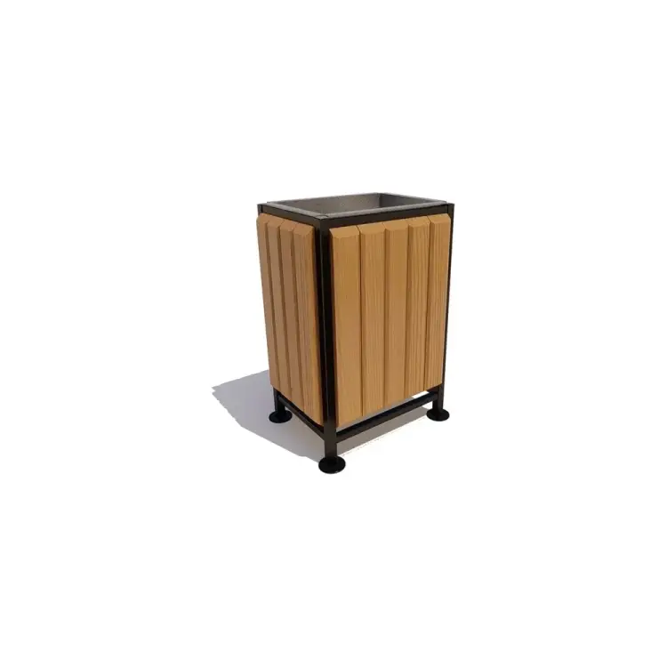 Урна 7 скамеек Элегант 67038/ЭЛЕГ/9005/С_ДУБ