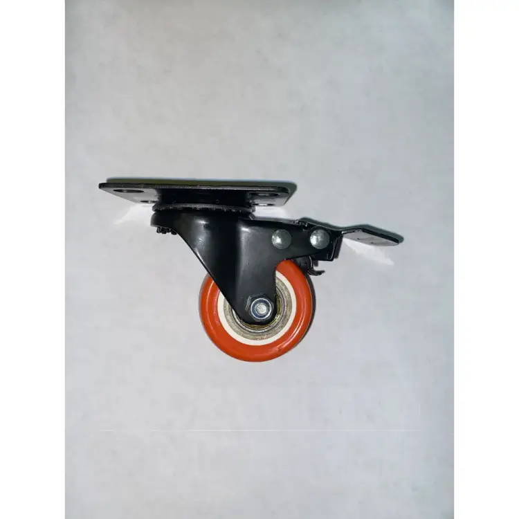 Мебельное колесо TOR SCzb 25 50 мм площадка с тормозом, PVC, полипропиленовый обод, подшипник 1027256 Мебельное колесо TOR SCzb 25 50 мм площадка с тормозом, PVC, полипропиленовый обод, подшипник 1027256