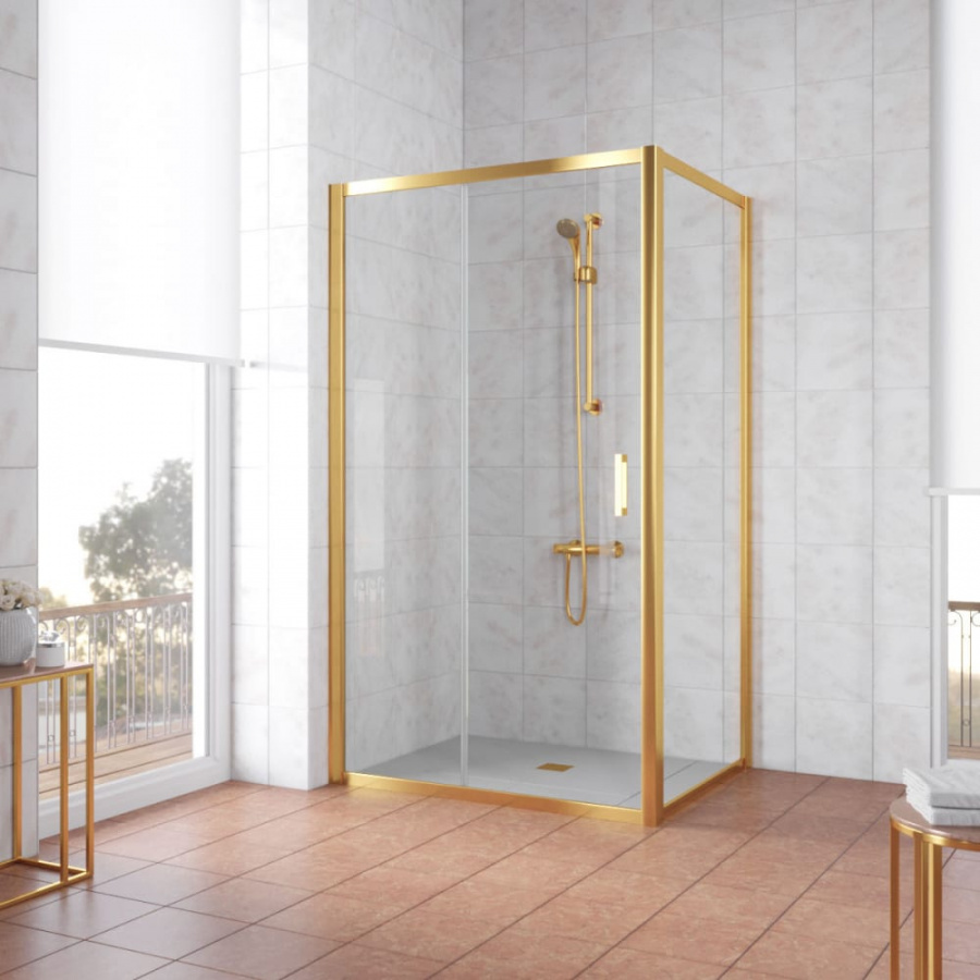 Душевой уголок VEGAS-GLASS ZP+ZPV TUR NOVO 120х80 09 01