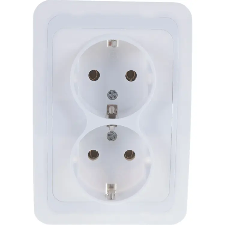 Двухместная розетка UNIVersal Валери В0128