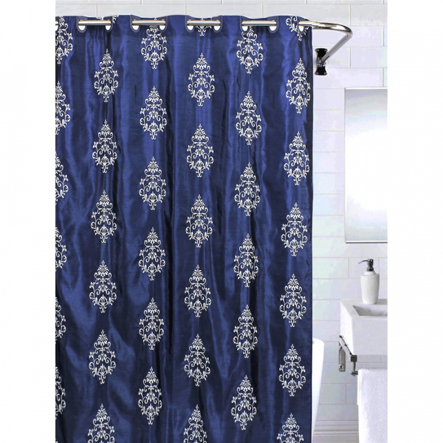 Штора для ванной комнаты Bath Plus Dark Blue Effect