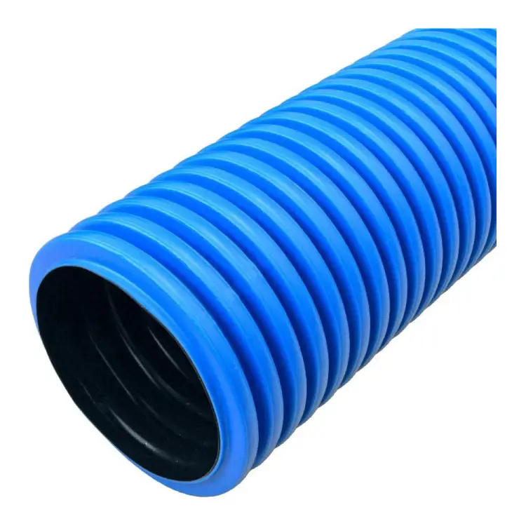 Жесткая гофрированная труба ПНД Промрукав тип 450 SN12 PR15.0068 Жесткая гофрированная труба ПНД Промрукав тип 450 SN12 PR15.0068